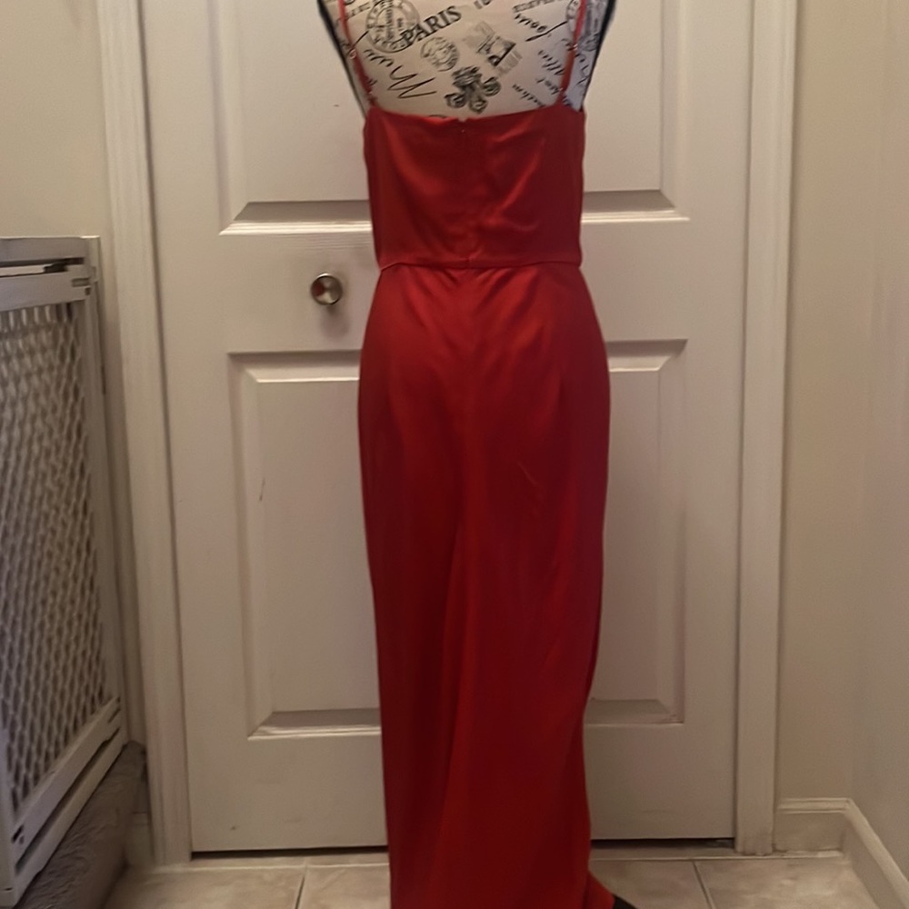 NWT TED BAKER LAANI BODYCON DRAPE MAXI DRESS SZ 6 US OR TED SZ 2 - Picture 6 of 11